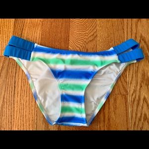 Alloy Swim Bathing Suit Bikini Bottoms Blue Size M